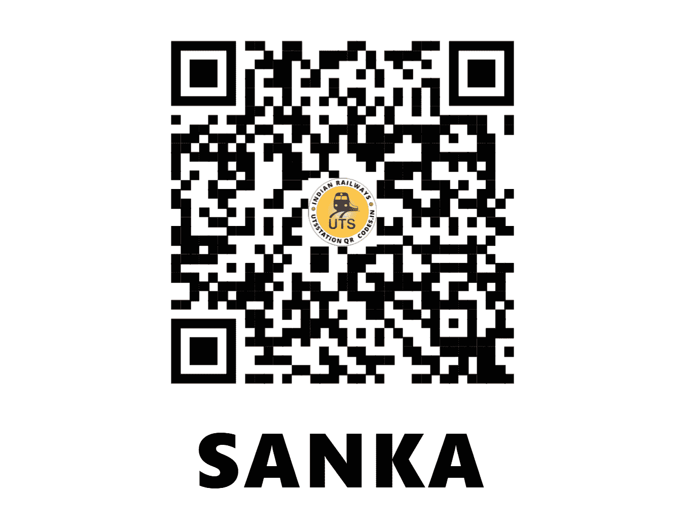UTS QR Code for SANKA - SNKR (SE - WEST BENGAL)
